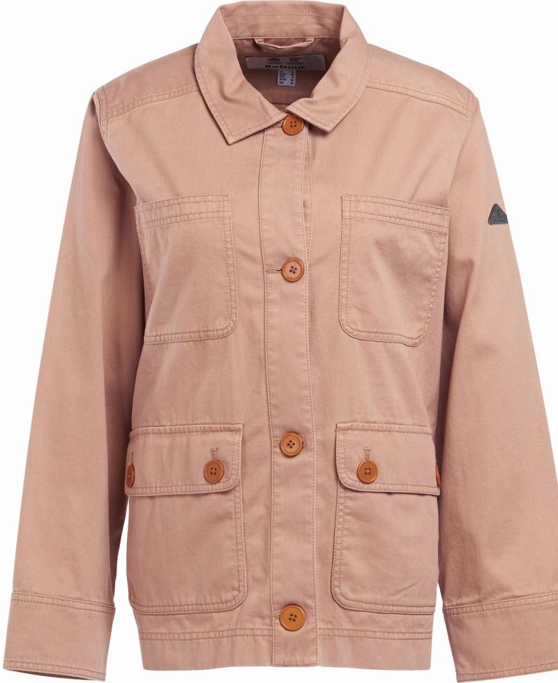 Barbour Coltsfoot Casual Jacket Dusky Khaki | QRH015946