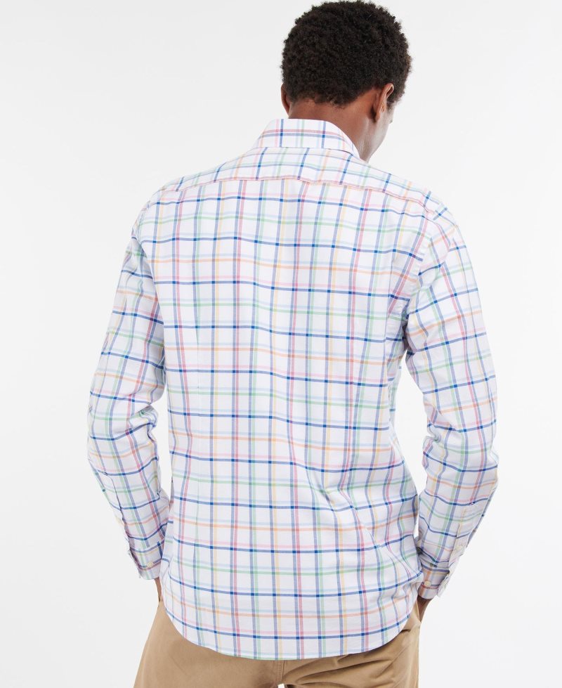 Barbour Crantock Shirt White | NOT479618