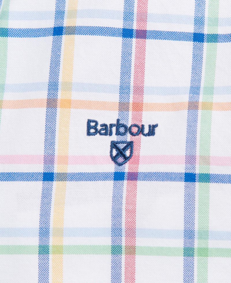 Barbour Crantock Shirt White | NOT479618