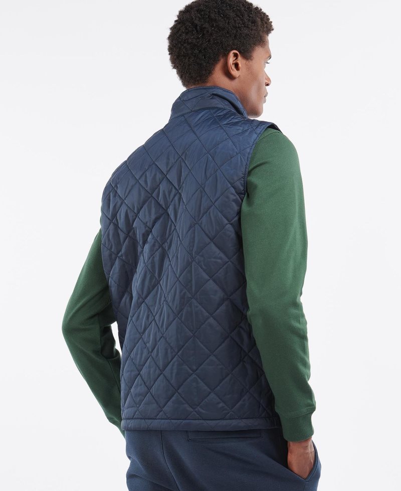 Barbour Crest Gilet Navy | NQV961574