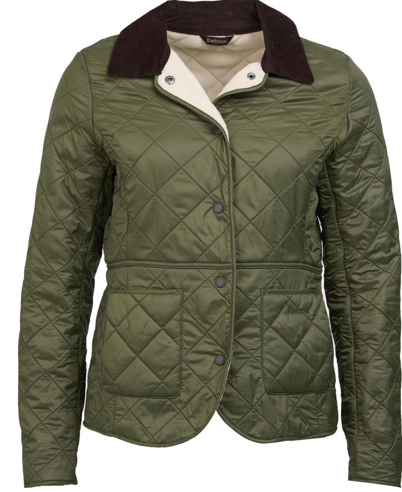 Barbour Deveron Polarquilt Jacket Navy | DUE724501