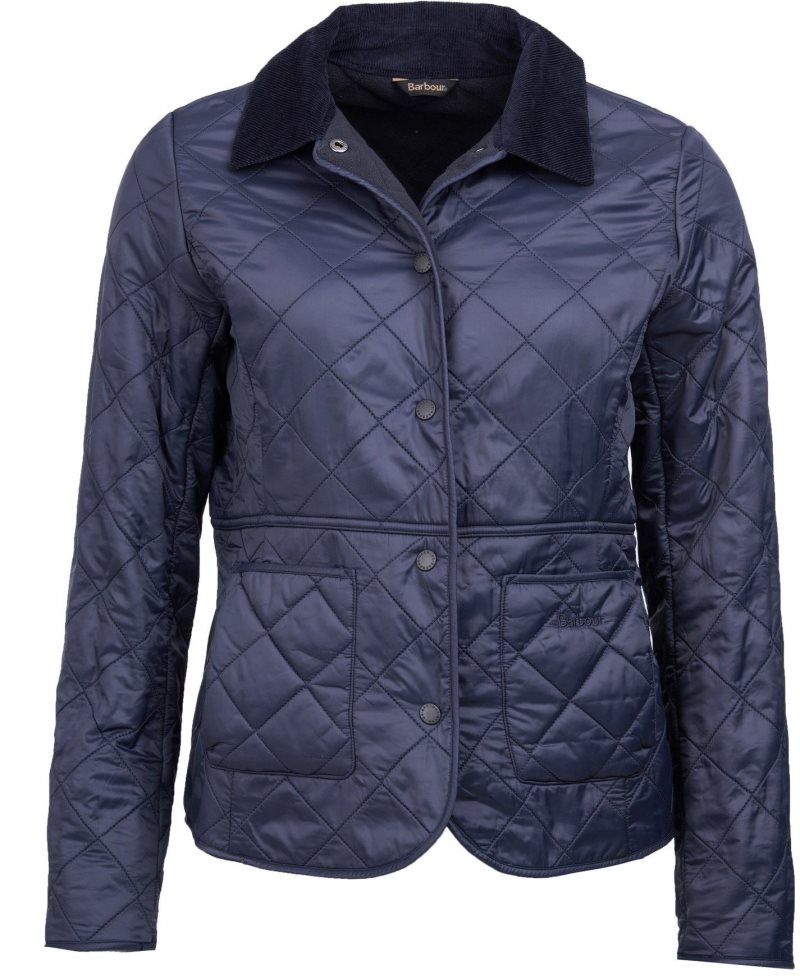 Barbour Deveron Polarquilt Jacket Navy | NEP045287