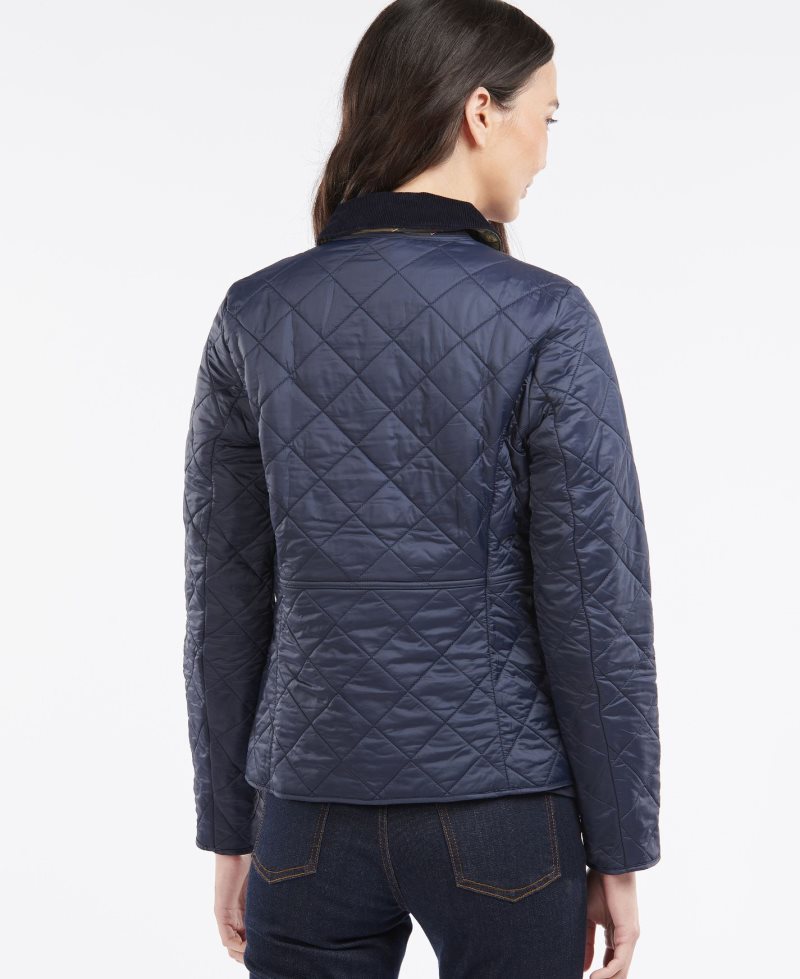 Barbour Deveron Polarquilt Jacket Navy | NEP045287