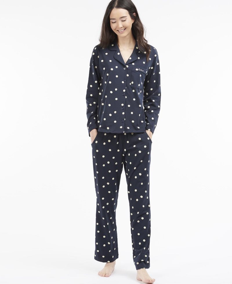 Barbour Dotty PJ Set Petal Pink | JQA784519