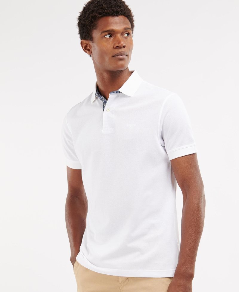 Barbour Dunbar Polo Shirt Navy | DZS374851