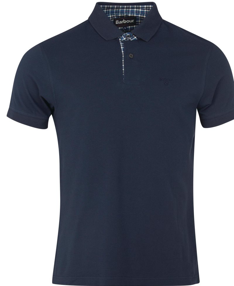 Barbour Dunbar Polo Shirt Navy | WVM462910