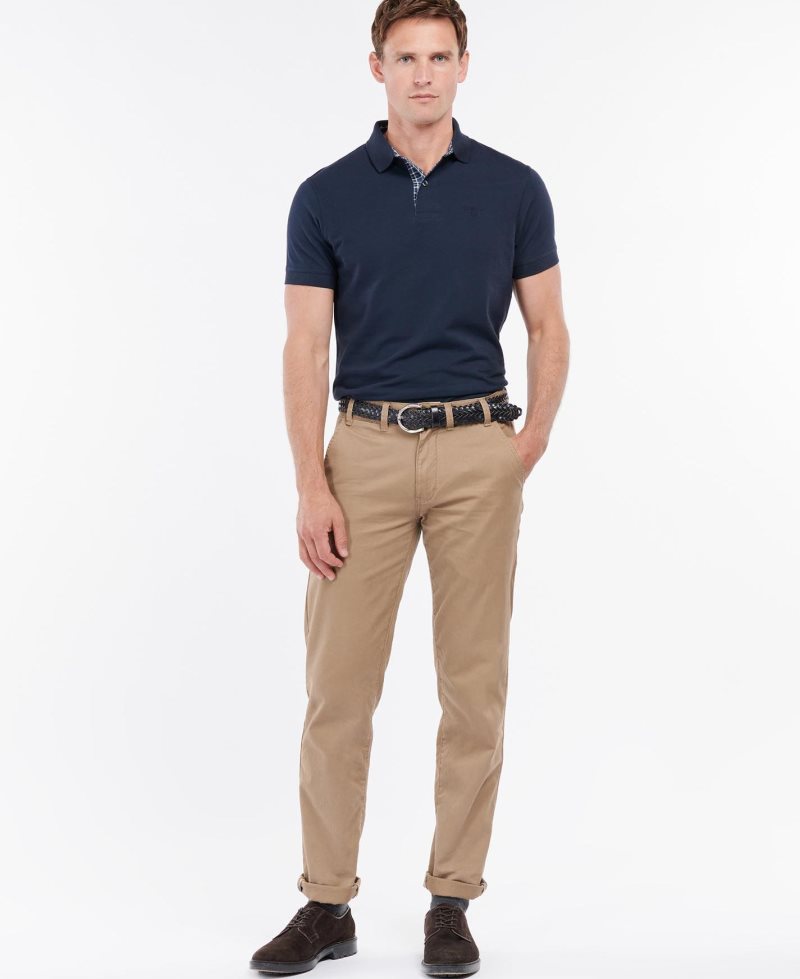 Barbour Dunbar Polo Shirt Navy | WVM462910