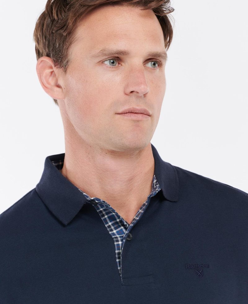 Barbour Dunbar Polo Shirt Navy | WVM462910