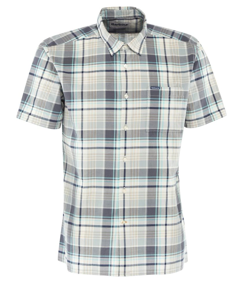 Barbour Embleton Summer Shirt Aqua | KIH350249