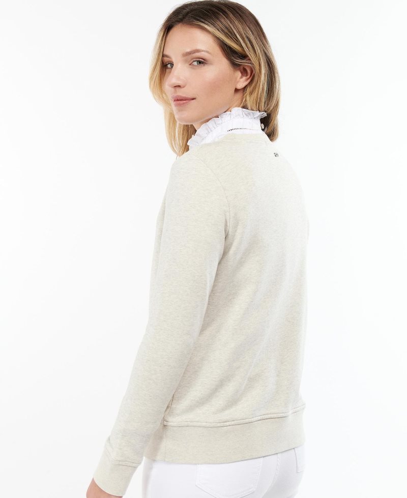 Barbour Esme Sweatshirt Cloud Marl | ANT523798