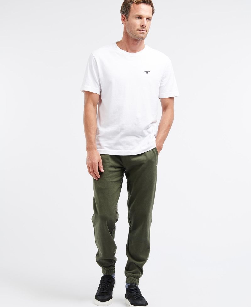 Barbour Essential Jersey Jogger Dark Olive | LQS748610