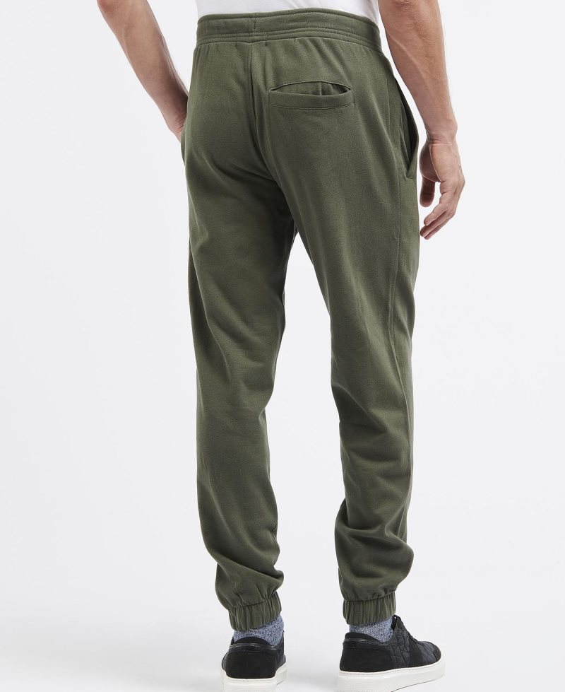 Barbour Essential Jersey Jogger Dark Olive | LQS748610