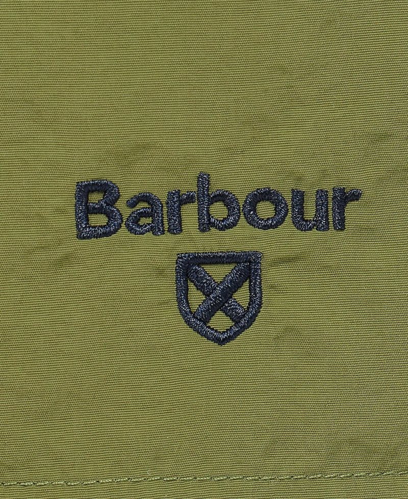 Barbour Essential Logo 5 Swim Shorts Olive | PFU894371