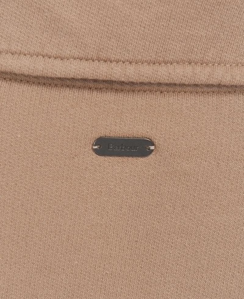 Barbour Explorer Ember Sweatshirt Sand Dune | NLD468750