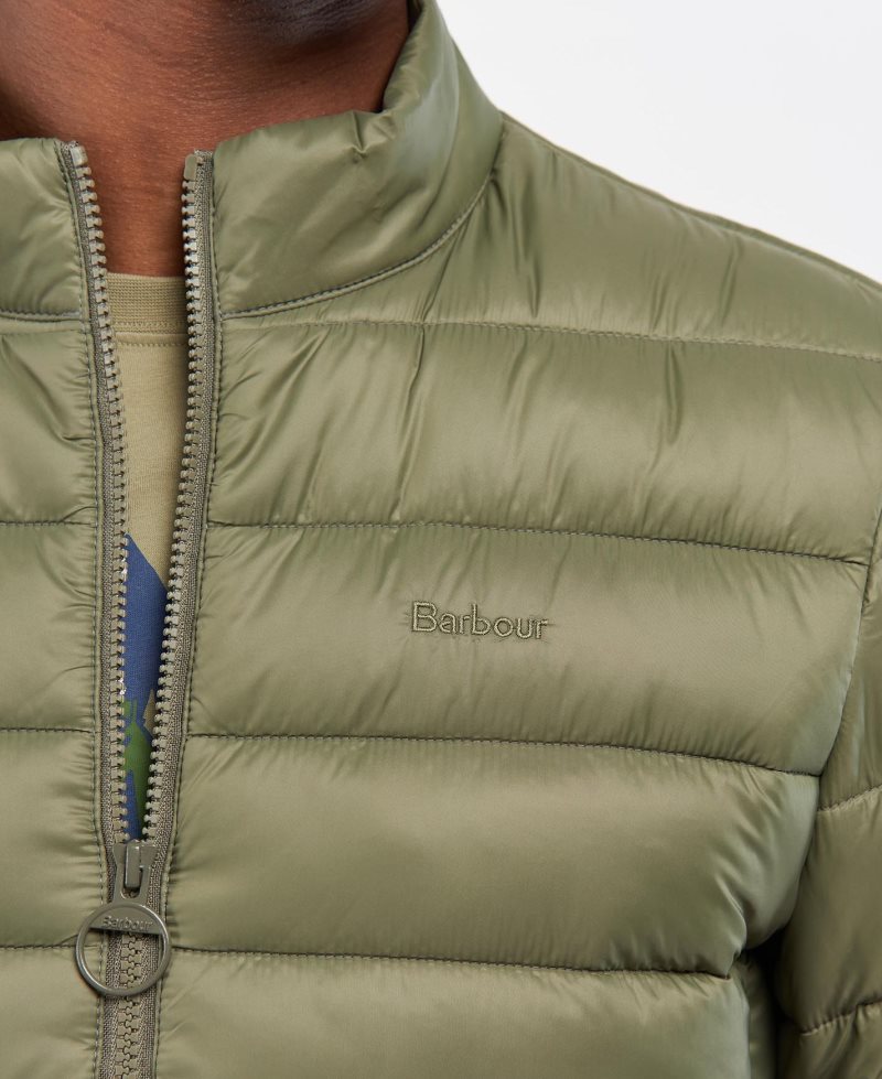 Barbour Explorer Leaf Quilted Jacket Dusty Olive | TUW019834