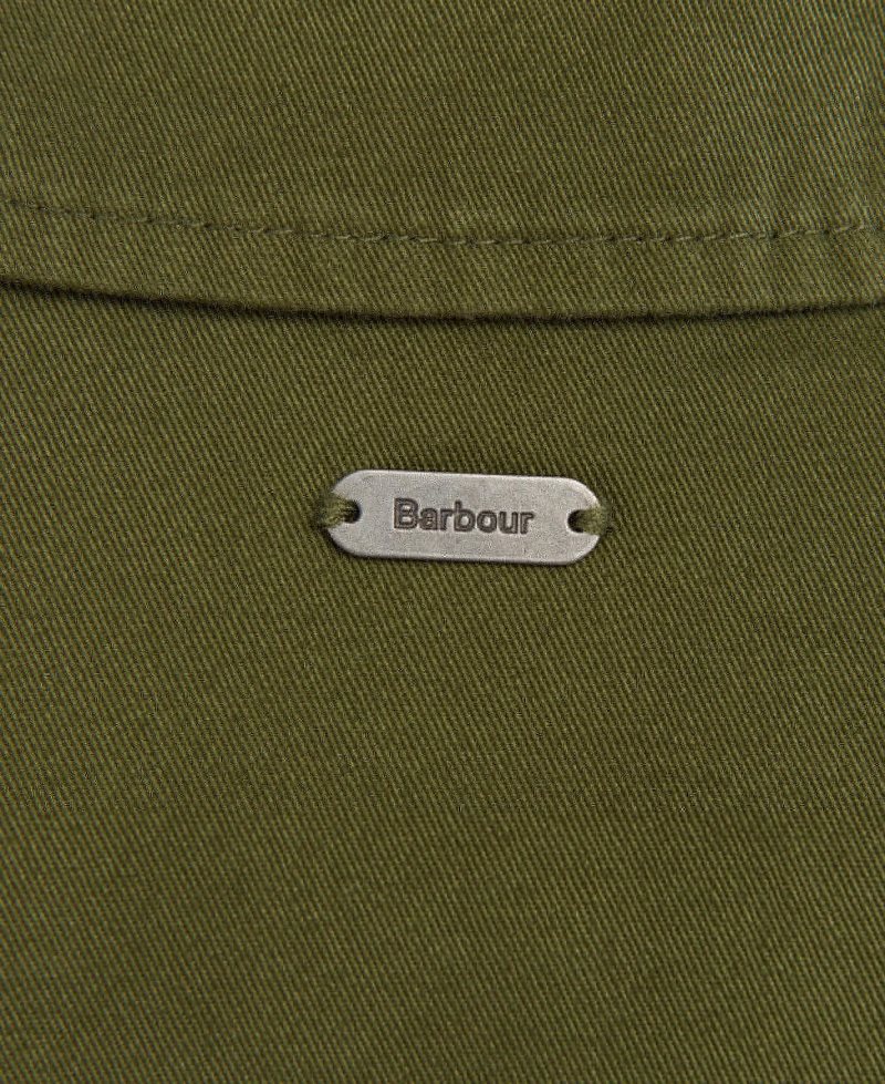 Barbour Explorer Marley Overshirt Dark Moss | VHA982046