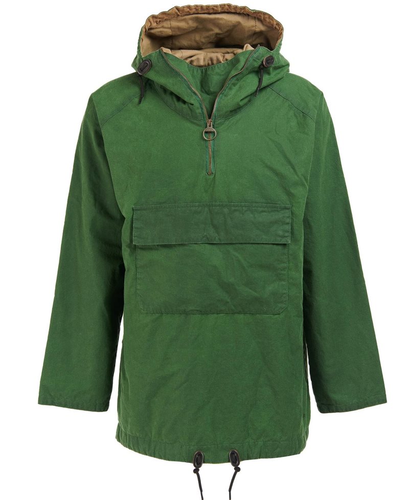 Barbour Explorer Twig Pullover Racing Green | VKC763819