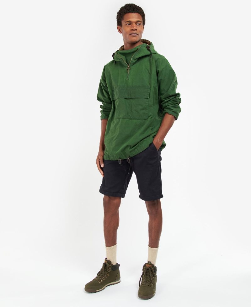 Barbour Explorer Twig Pullover Racing Green | VKC763819