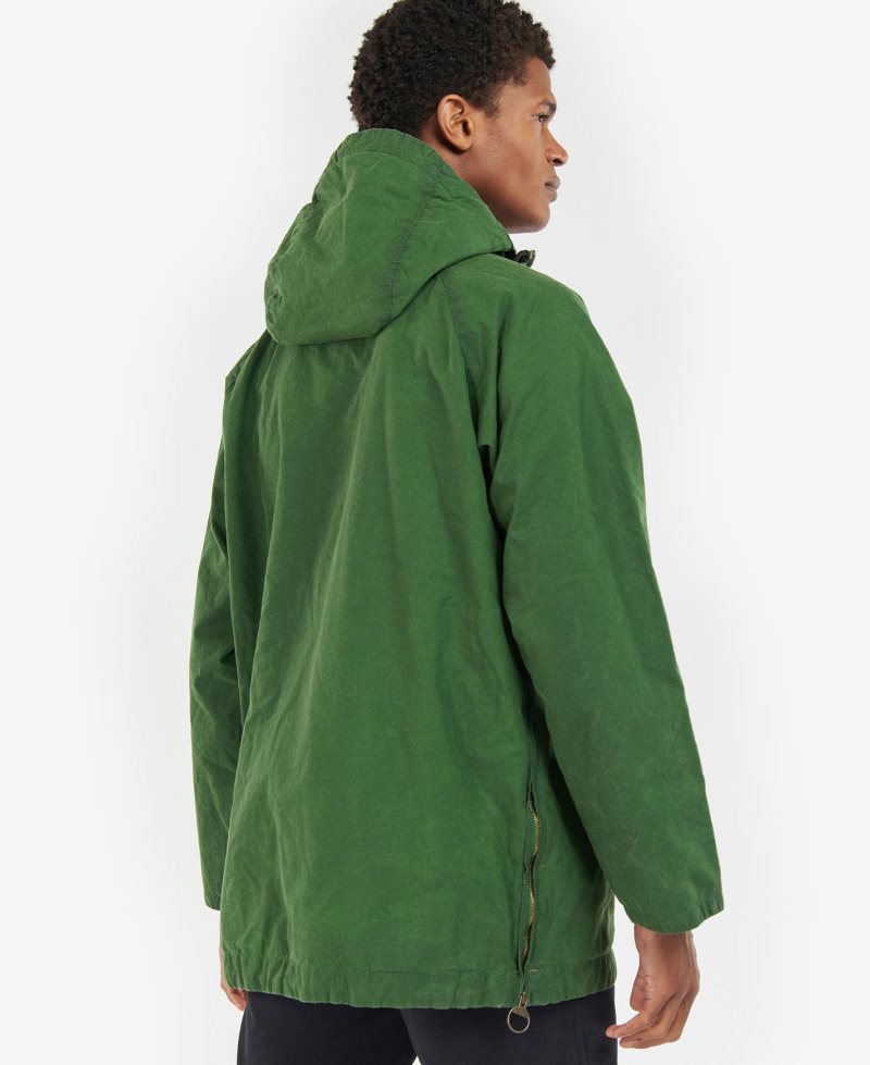 Barbour Explorer Twig Pullover Racing Green | VKC763819