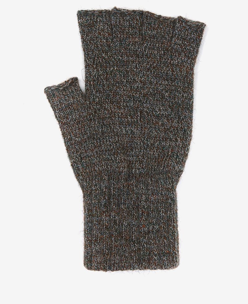 Barbour Fingerless Gloves Black | EAT670582