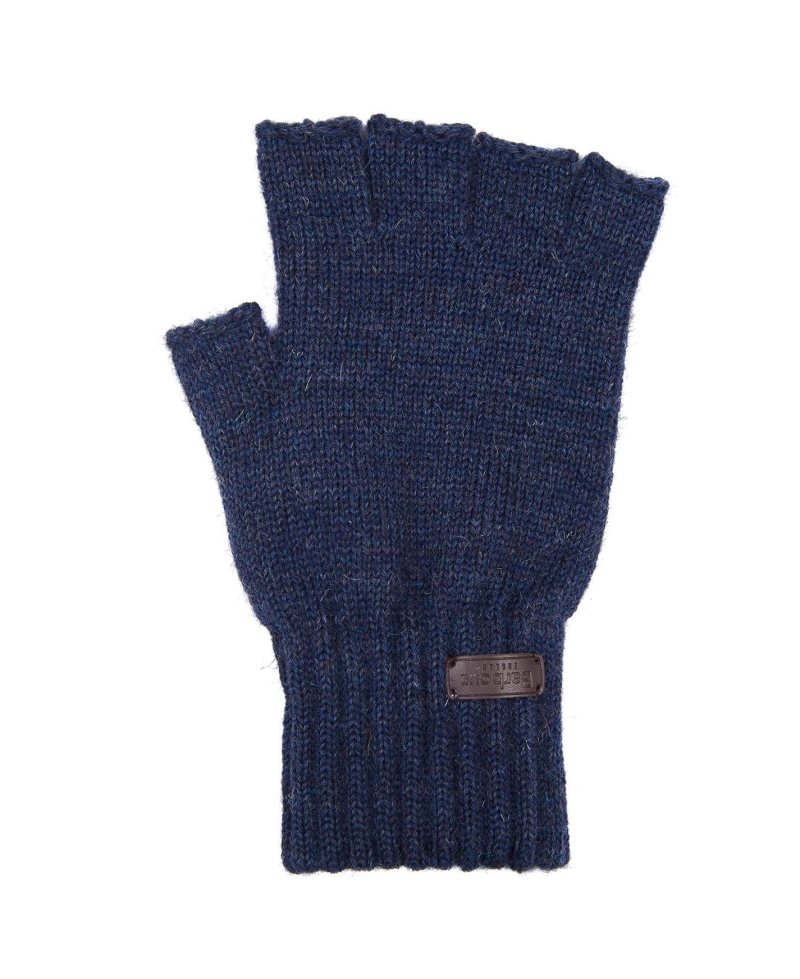 Barbour Fingerless Gloves Black | YUF531420