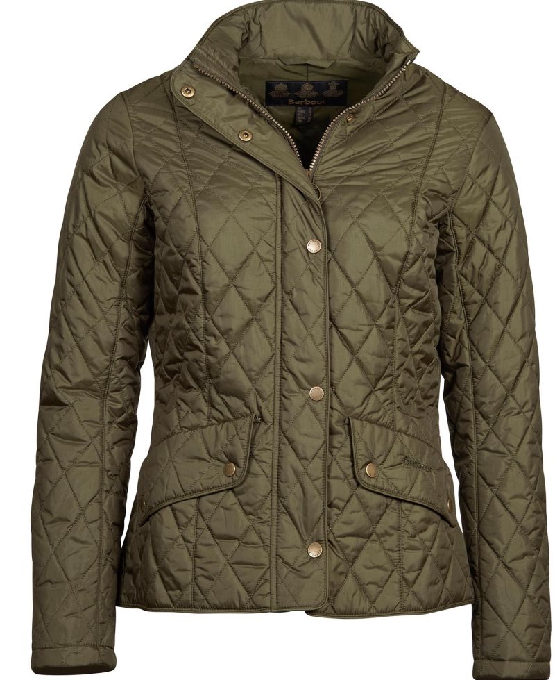 Barbour Flyweight Cavalry Quilted Jacket Ice White | CKV352106