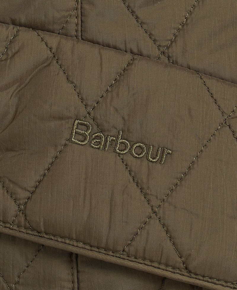 Barbour Flyweight Cavalry Quilted Jacket Ice White | CKV352106