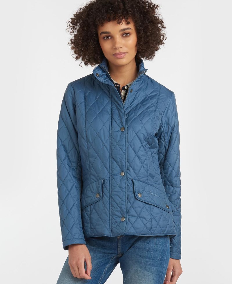 Barbour Flyweight Cavalry Quilted Jacket China Blue | UAC604175