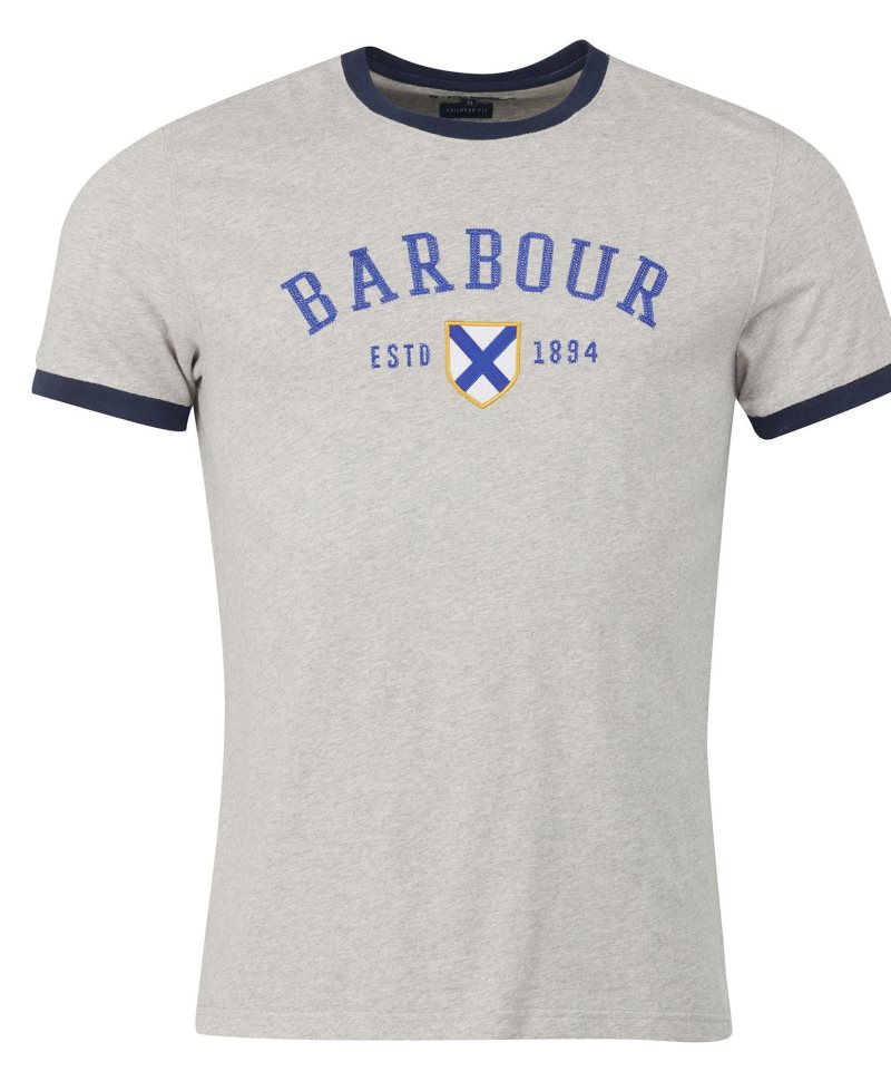 Barbour Freshman T-Shirt White | YBX451390