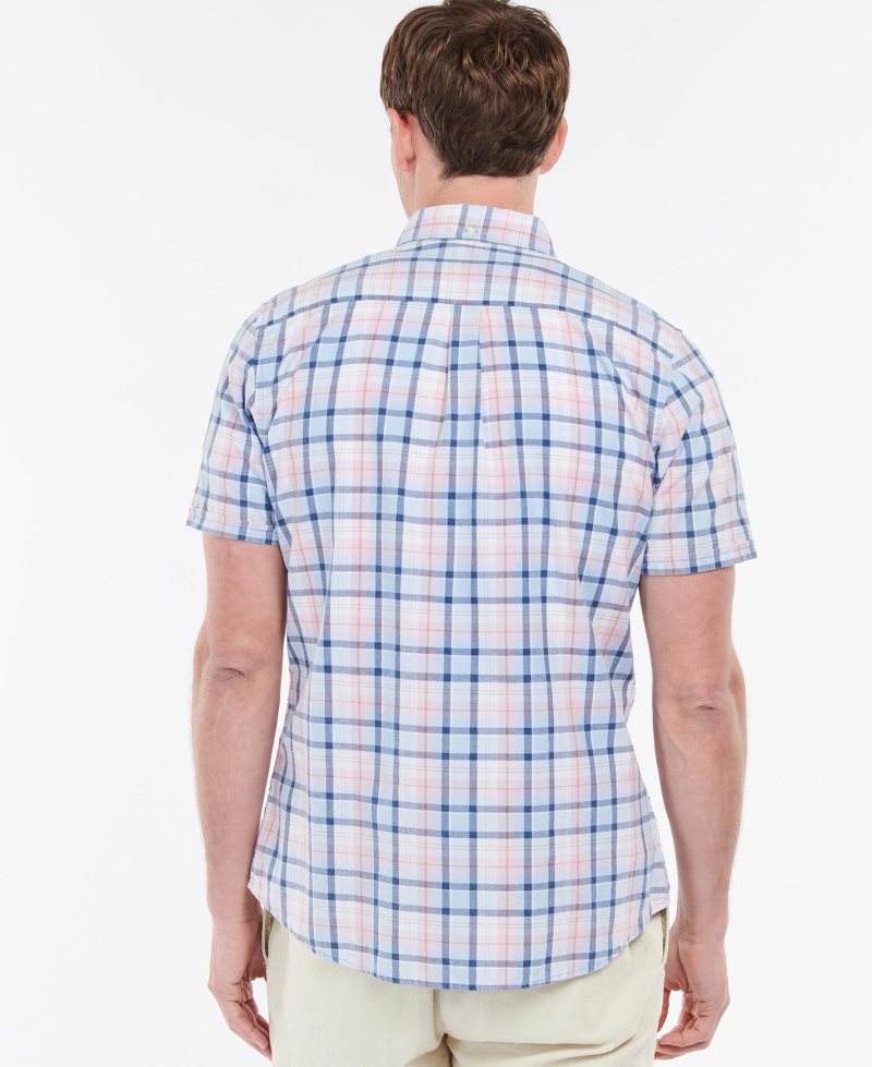 Barbour Furniss Short Sleeve Tailored Shirt White | UCL619084