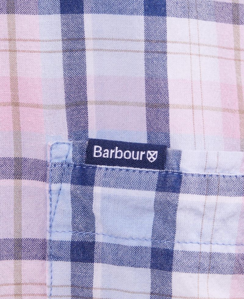 Barbour Furniss Short Sleeve Tailored Shirt White | UCL619084