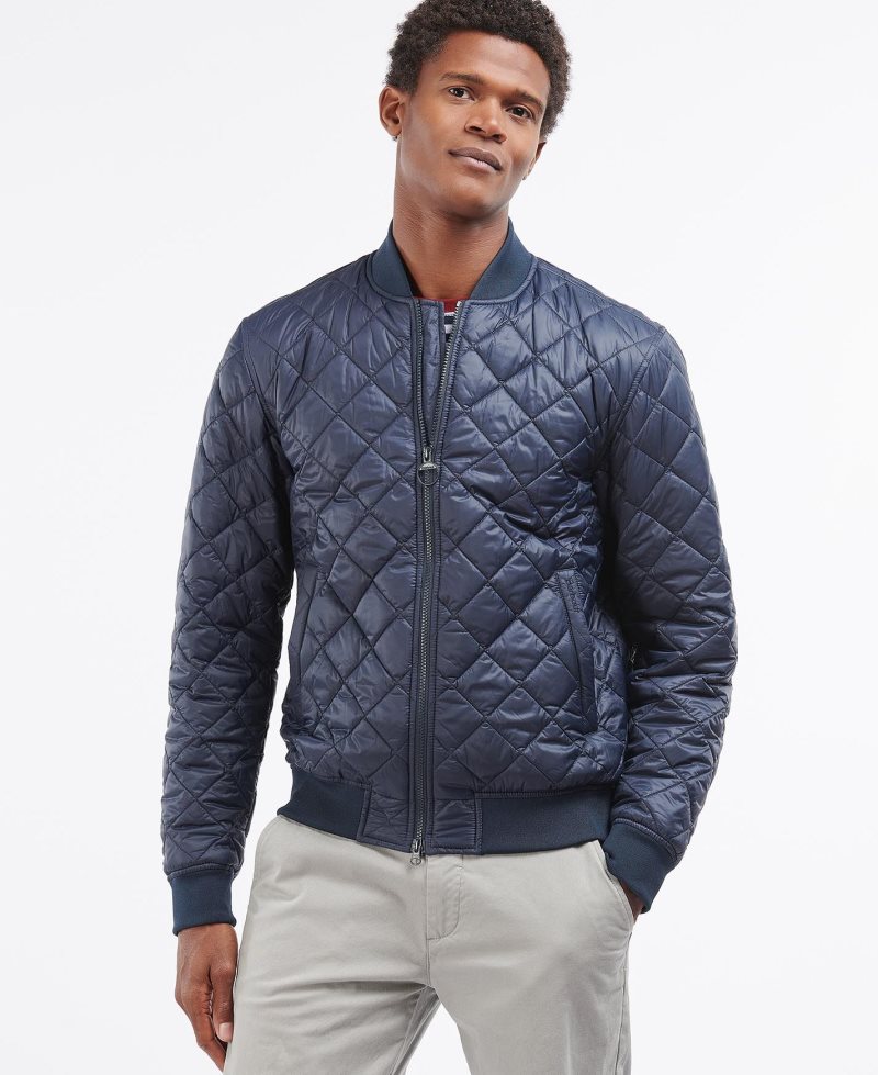 Barbour Galento Quilted Jacket Navy | SQY347689