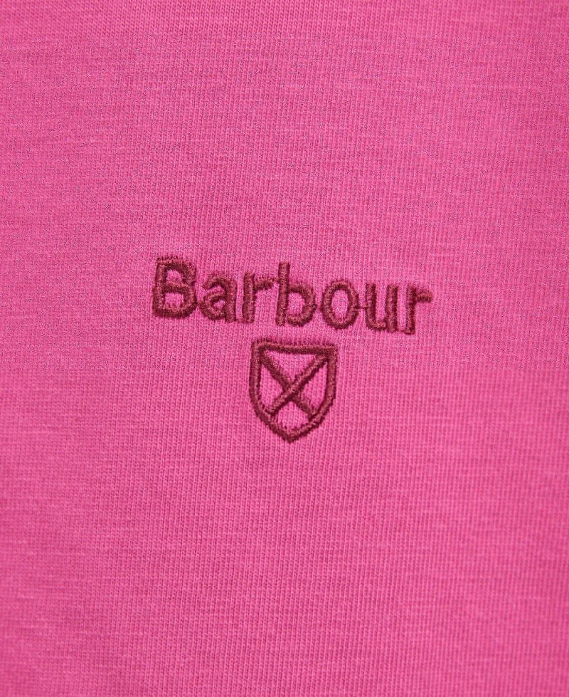 Barbour Garment Dyed T-Shirt Marine Blue | VMD560972