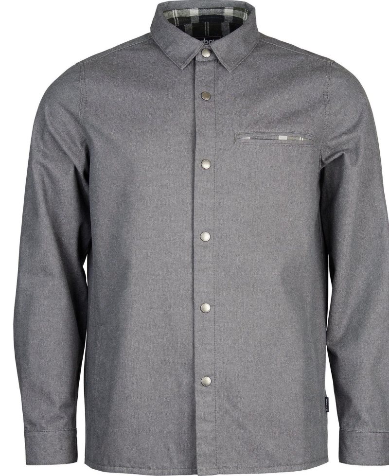 Barbour Halaman Overshirt Grey | EDL824516