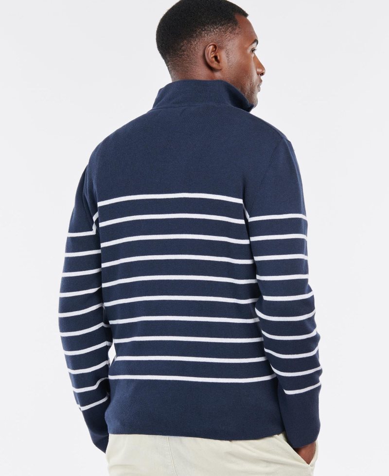 Barbour Harbour Half Zip Navy | WDR536791