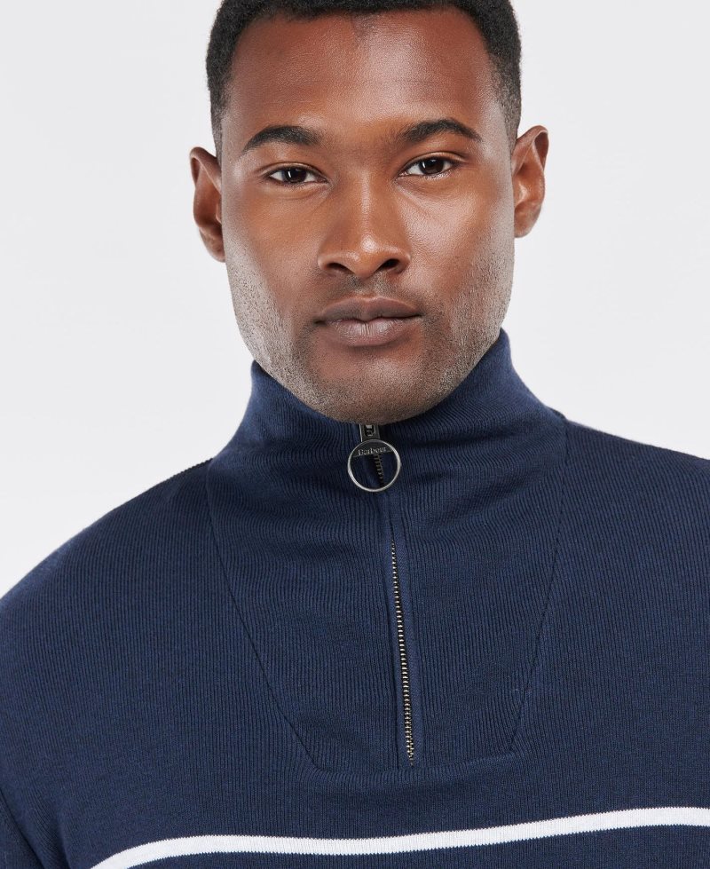 Barbour Harbour Half Zip Navy | WDR536791