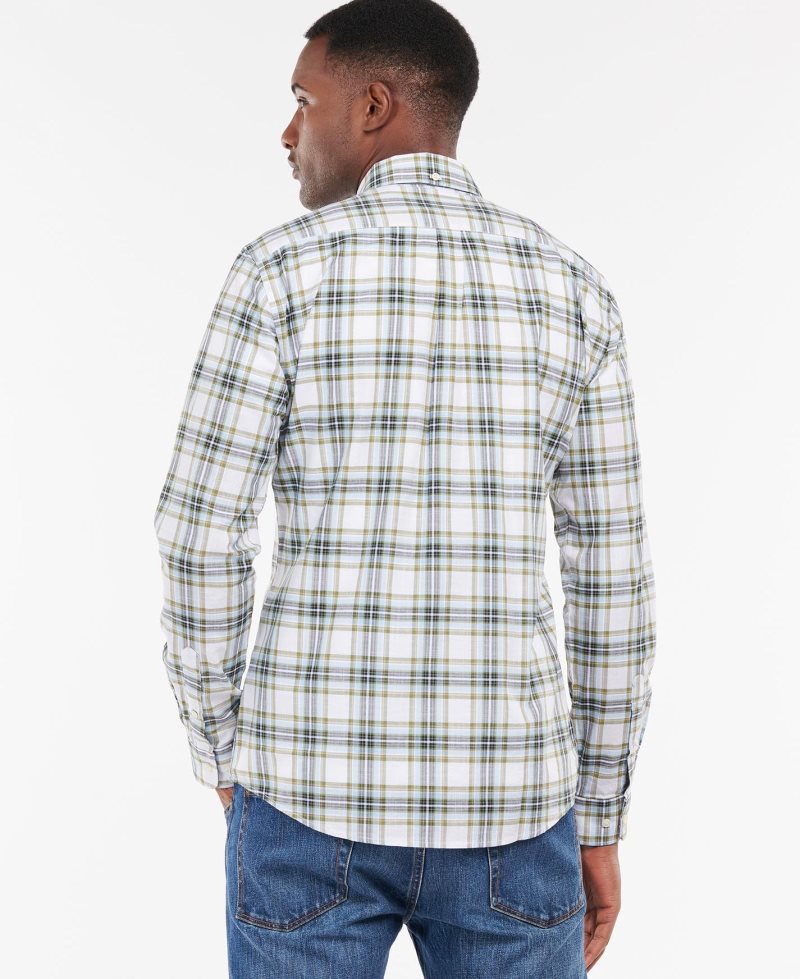 Barbour Hartcliff Tailored Shirt Olive | DGH143897