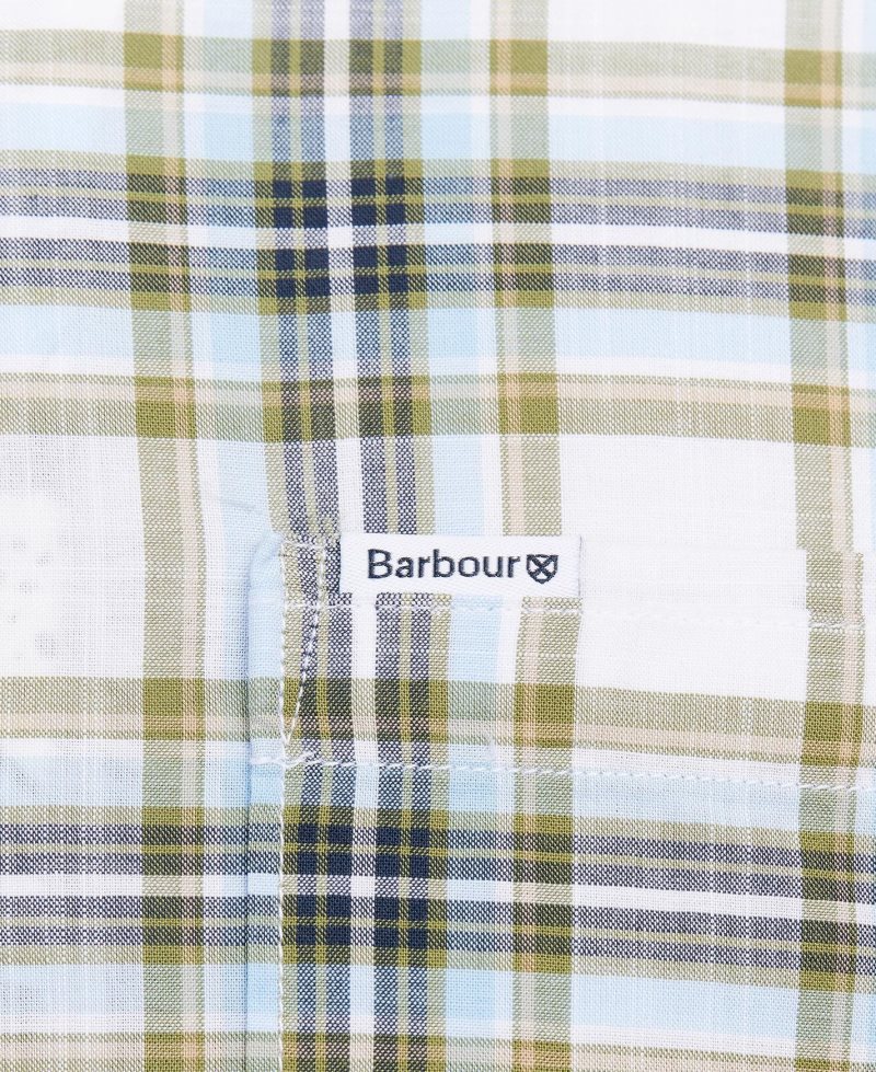 Barbour Hartcliff Tailored Shirt Olive | DGH143897