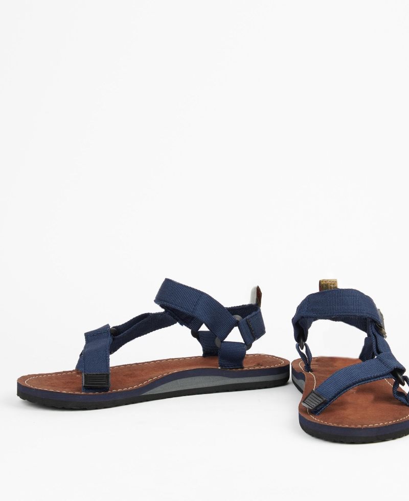 Barbour Hillman Sandals Navy | YOP032486