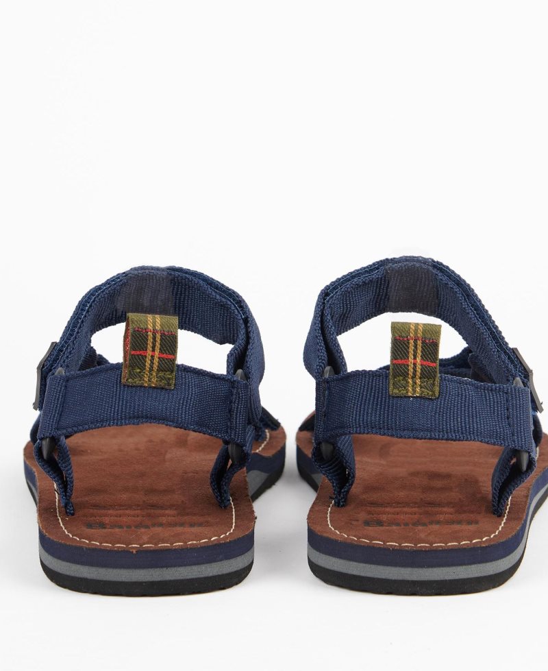 Barbour Hillman Sandals Navy | YOP032486