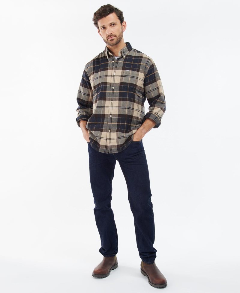 Barbour Hogside Tartan Shirt Autumn Dress | YRE980473