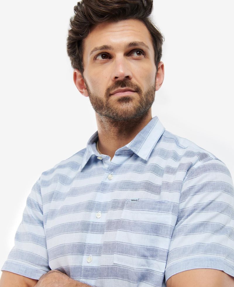 Barbour Horizon Summer Shirt Blue | QGP428596