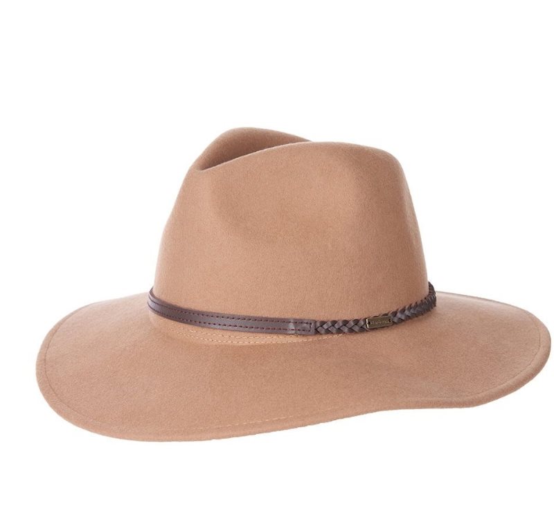 Barbour Hut Tack Fedora Camel | ZIQ506312