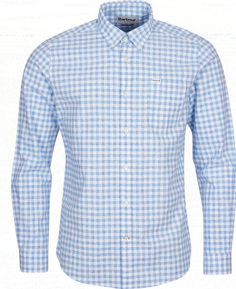 Barbour Kane Tailored Shirt Stone | DUJ352670