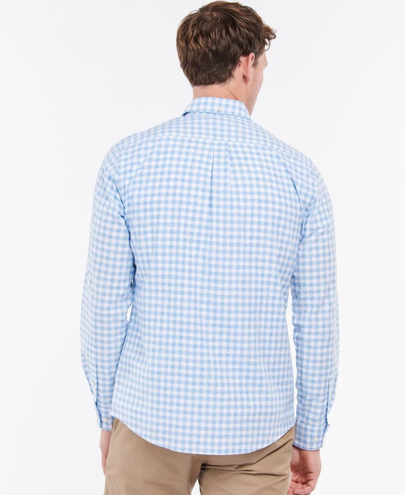 Barbour Kane Tailored Shirt Stone | DUJ352670