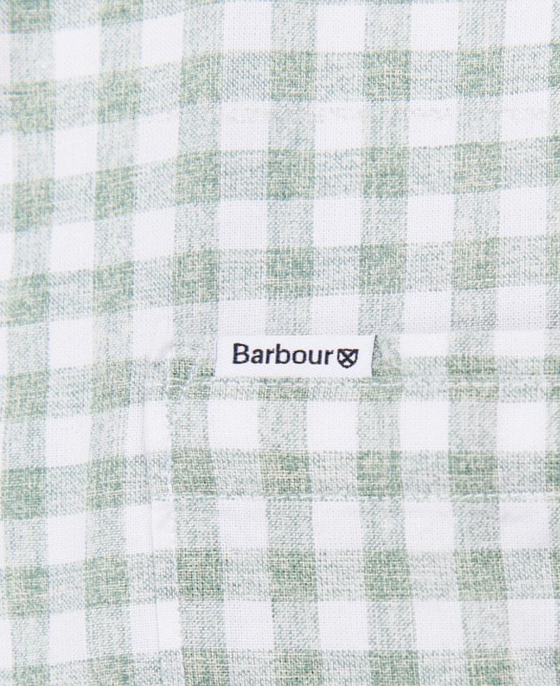 Barbour Kane Tailored Shirt Stone | TRM432706