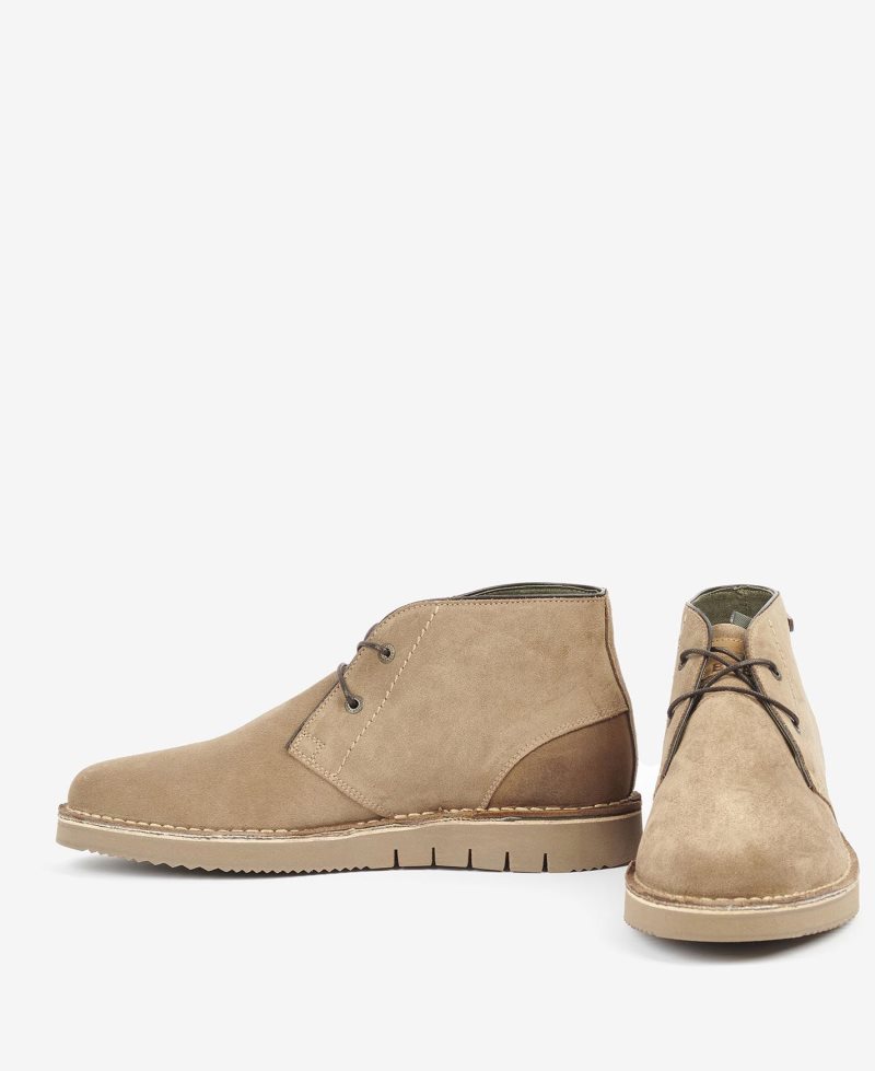 Barbour Kent Desert Boots Choco Suede | XGB502971