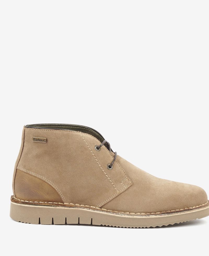 Barbour Kent Desert Boots Choco Suede | XGB502971