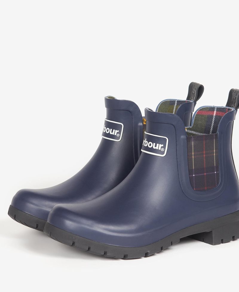 Barbour Kingham Wellingtons Navy | LFR361278