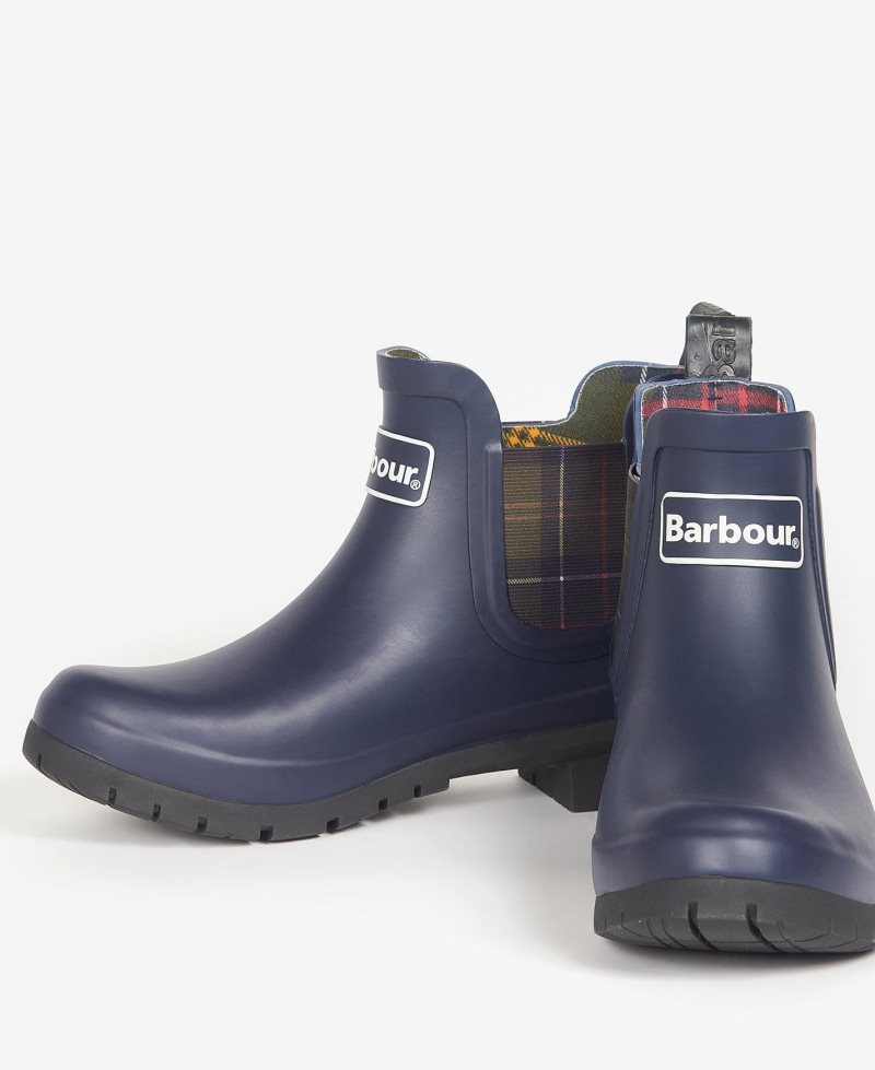 Barbour Kingham Wellingtons Navy | LFR361278